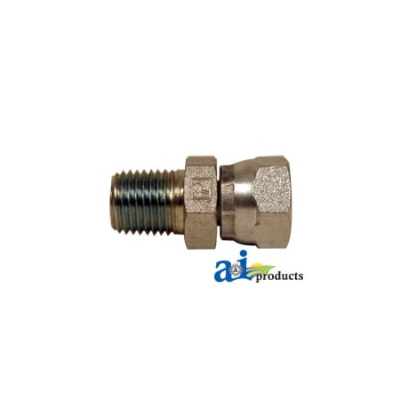 A & I Products Straight Female NPT Swivel X Male NPT Adapter 1.75" x4" x1.75" A-43D13
